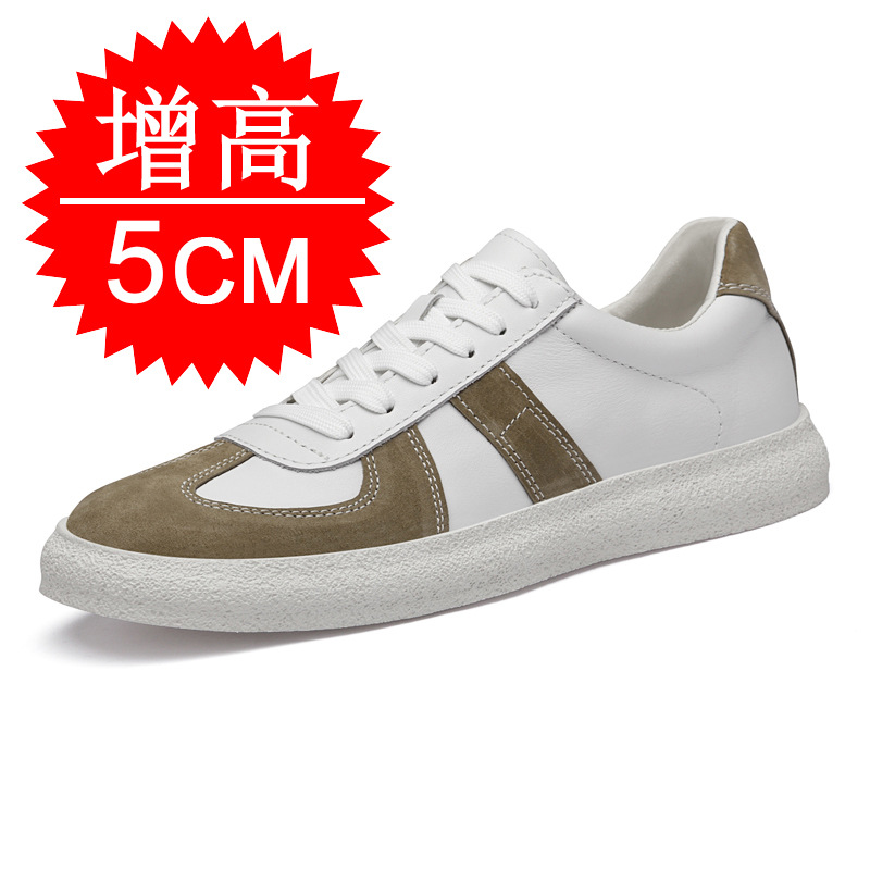 Men'S Shoes With Height Increase - รองเท้าเพิ่มความสูงแบบซ่อน 5 ซม. สไตล์ลำลอง สปอร์ต ย้อนยุค