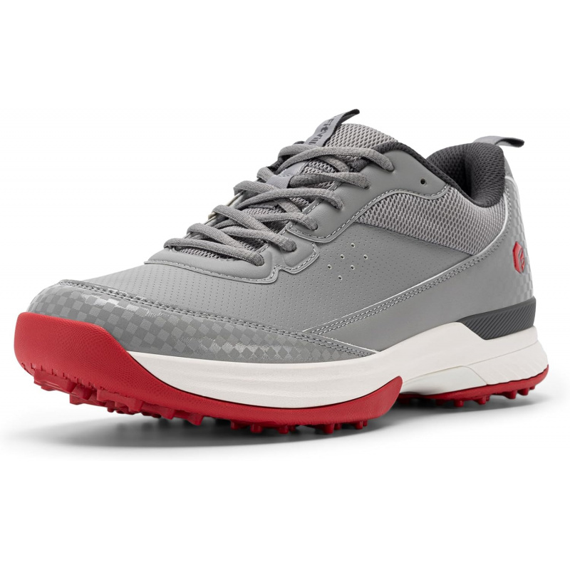 Men'S Shoes Water Resistant - รองเท้ากอล์ฟ FitVille Wide สำหรับผู้ชาย รองเท้ากอล์ฟสำหรับเล่นกลางแจ้ง กันน้ำ