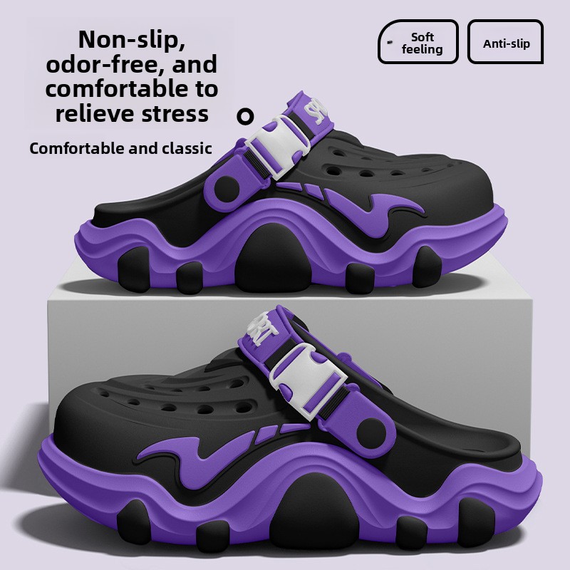 Men'S Shoes With Support - รองเท้าแบบมีรูระบายอากาศสำหรับผู้ชายในฤดูร้อนปี 2026 รองเท้าแตะชายหาดแบบกันลื่น ทนทานต่อการสึกหรอ ระบายอากาศได้ดี เหมาะสำหรับใส่กลางแจ้ง