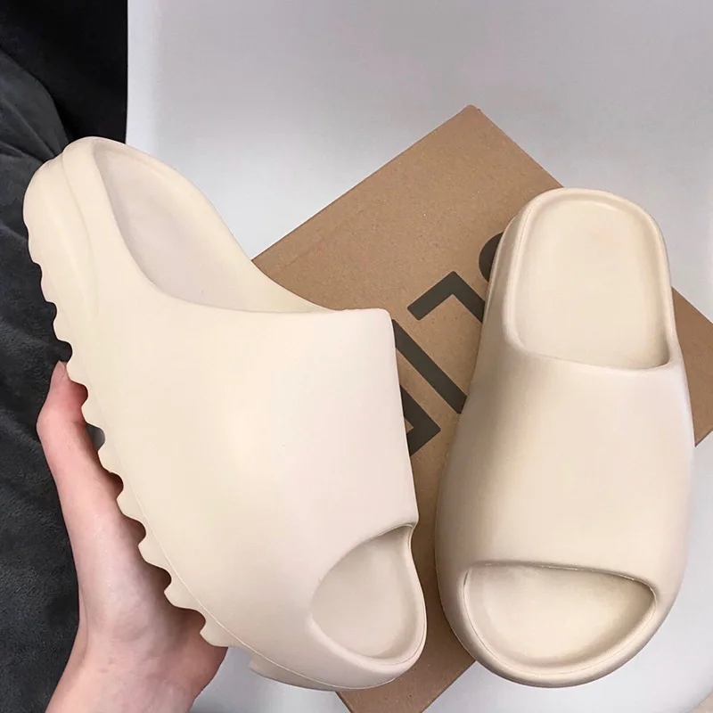 Men Shoes Men - รองเท้าแตะแบบสวมกันลื่น พื้นหนานุ่ม สำหรับผู้หญิง ผู้ชาย ใช้ในบ้าน นอกบ้าน