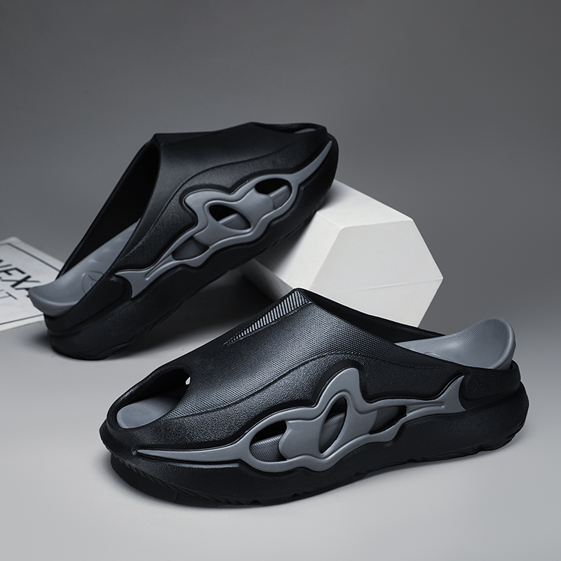 Men Shoes On Cloud - รองเท้าแตะ SHAJI Men Cloud Clogs สำหรับฤดูร้อน
