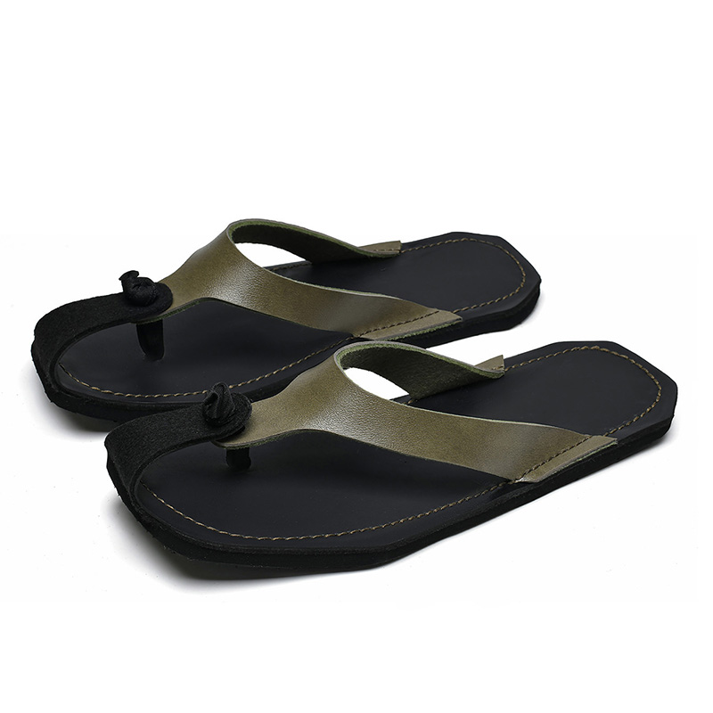 แฟชั่นฤดูร้อนผู้ชายรองเท้าแตะผ - Men Shoes Branded บทวิจารณ์และราคา