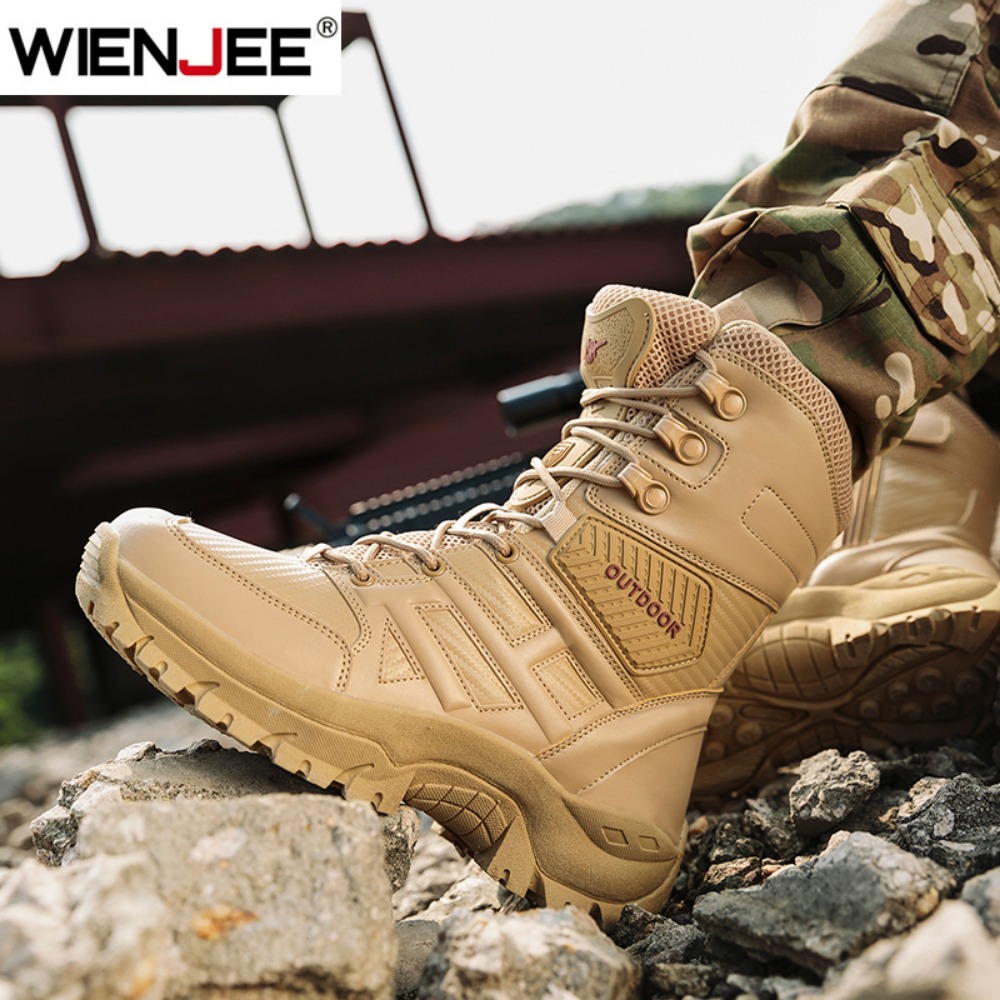 รองเท้าบูทหนังหุ้มข้อสูงคุณภาพ - Men Shoes Branded บทวิจารณ์และราคา