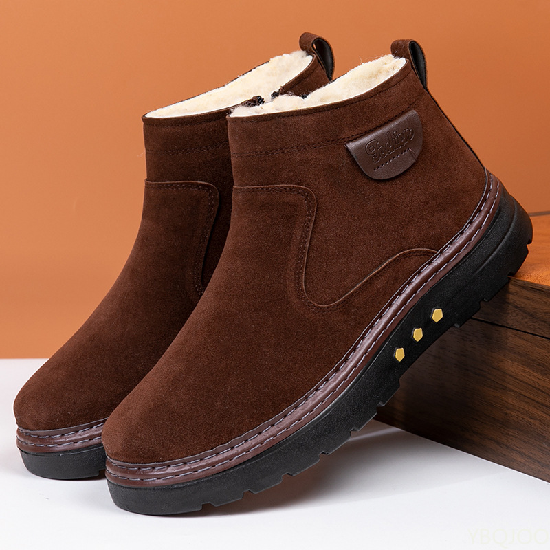 รองเท้าบูทหิมะหุ้มข้อสูงแบบหนา - Men'S Shoes With Height Increase บทวิจารณ์และราคา