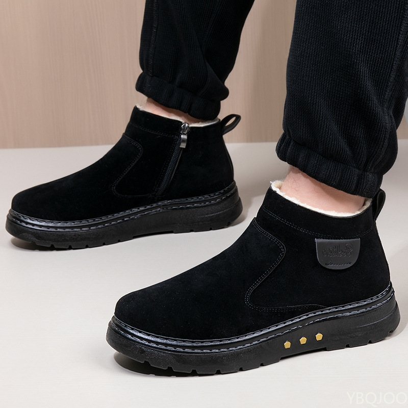 รองเท้าบูทหิมะหุ้มข้อสูงแบบหนา - Men'S Shoes With Height Increase บทวิจารณ์และราคา