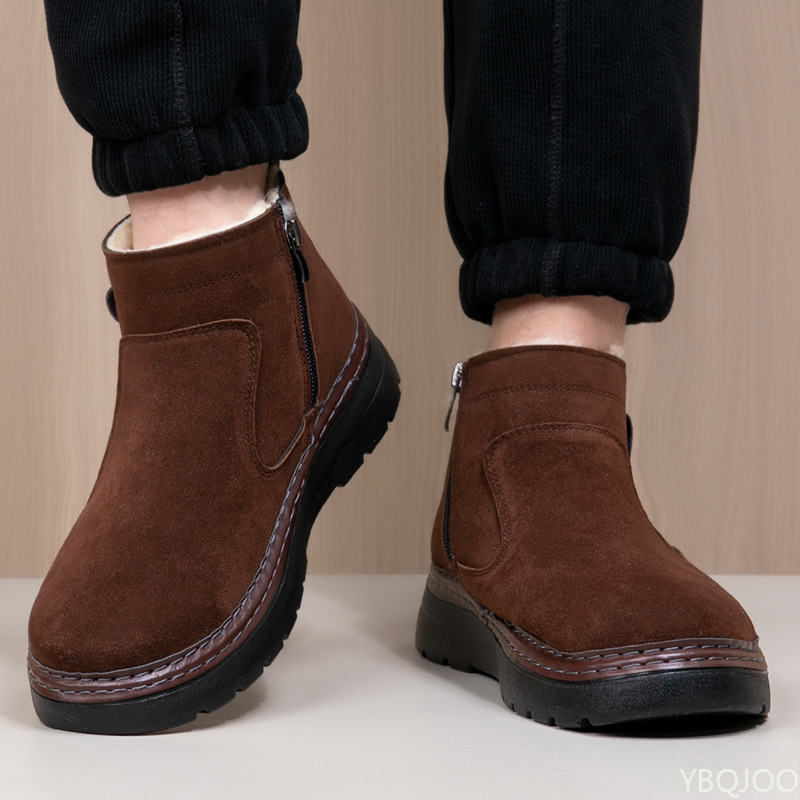 รองเท้าบูทหิมะหุ้มข้อสูงแบบหนา - Men'S Shoes With Height Increase บทวิจารณ์และราคา