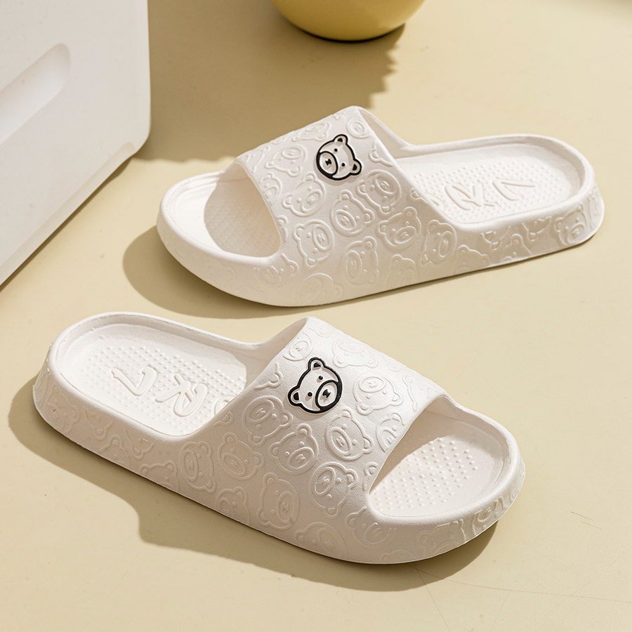 รองเท้าแตะลายหมีน่ารักสำหรับผู - Men Shoes Men บทวิจารณ์และราคา