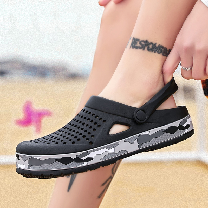 ฤดูร้อนผู้ชายรองเท้า Clogs รอง - Men'S Shoes With Support บทวิจารณ์และราคา
