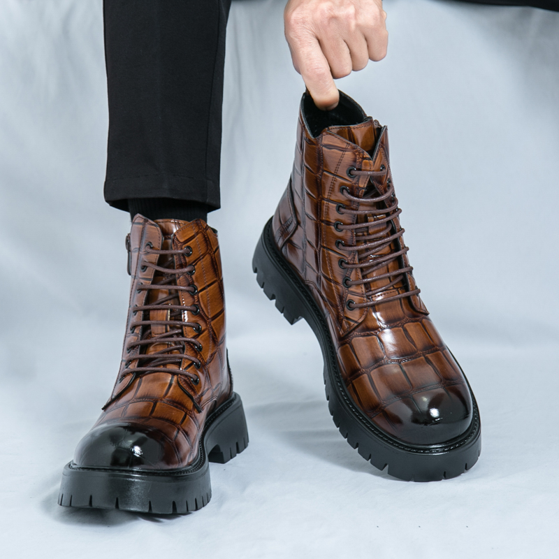 รองเท้าบูทเชลซีแฟชั่นฤดูร้อนสำ - Men Shoes Branded บทวิจารณ์และราคา