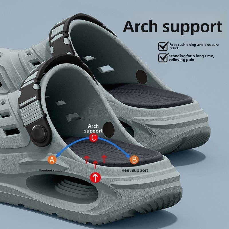 รองเท้าแตะแบบมีโครงรองรับอุ้งเ - Men'S Shoes With Support บทวิจารณ์และราคา