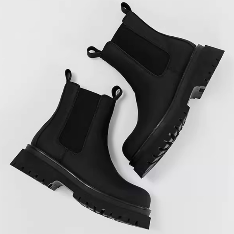 รองเท้าบูทผู้ชายแบบสวม สไตล์อั - Men Shoes Classic บทวิจารณ์และราคา