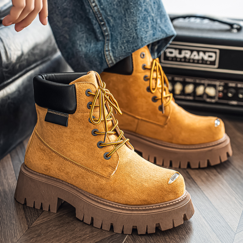 รองเท้าบูทหุ้มข้อสูงแบบคลาสสิก - Men Shoes Classic บทวิจารณ์และราคา