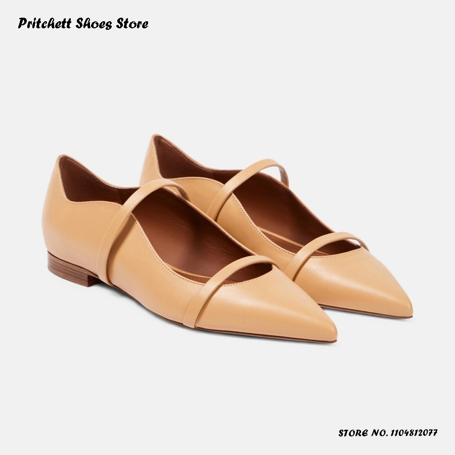รองเท้าบัลเล่ต์หนังแบบสองสายรั - Men Shoes Men บทวิจารณ์และราคา