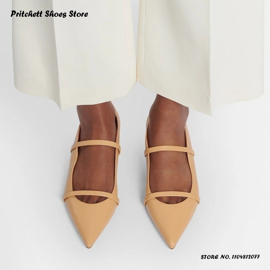 รองเท้าบัลเล่ต์หนังแบบสองสายรั - Men Shoes Men บทวิจารณ์และราคา