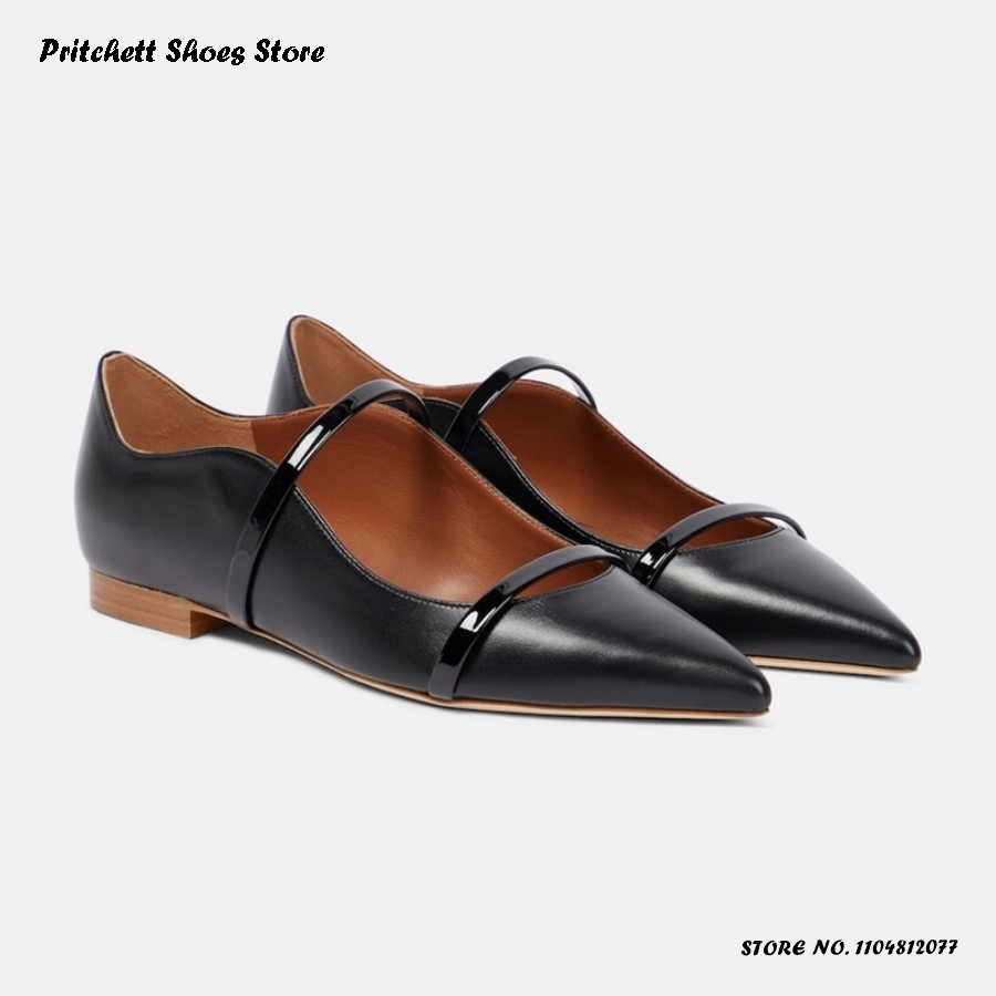 รองเท้าบัลเล่ต์หนังแบบสองสายรั - Men Shoes Men บทวิจารณ์และราคา