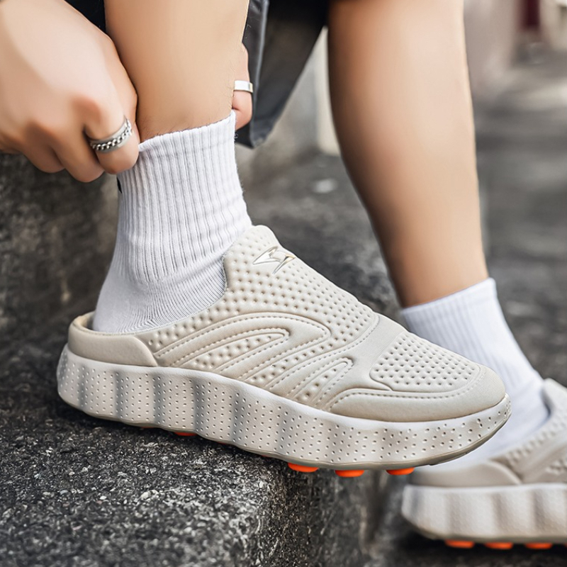 รองเท้าแตะแฟชั่นฤดูร้อนผู้ชายก - Men'S Shoes Water Resistant บทวิจารณ์และราคา