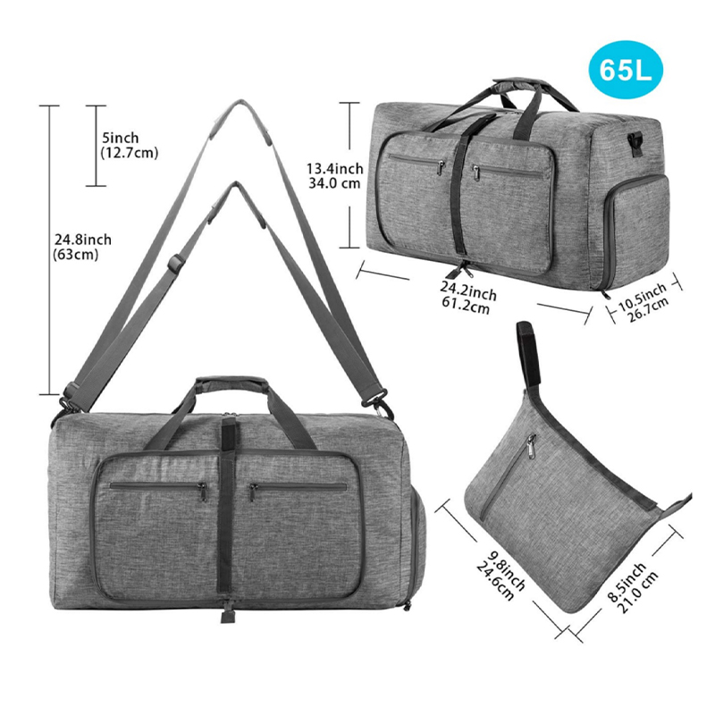 กระเป๋าเดินทาง Fmeida 65L พร้อ - Men'S Shoes Water Resistant บทวิจารณ์และราคา