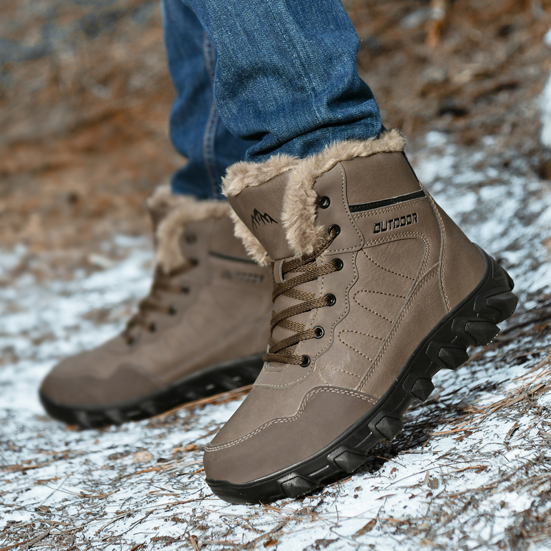 รองเท้าบูทฤดูหนาวของผู้ชายรองเ - Men'S Shoes With Support บทวิจารณ์และราคา