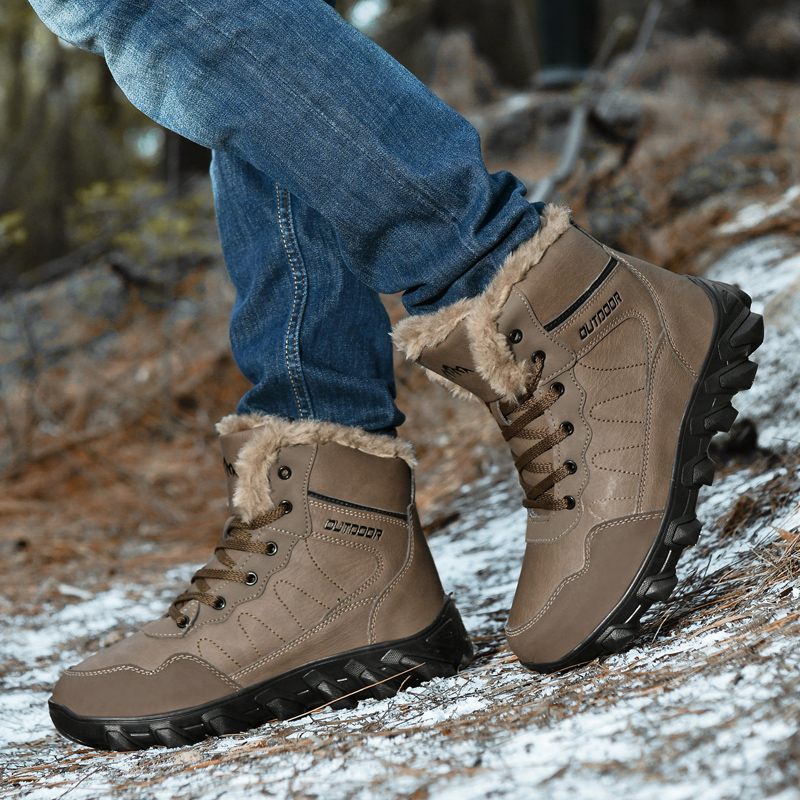รองเท้าบูทฤดูหนาวของผู้ชายรองเ - Men'S Shoes With Support บทวิจารณ์และราคา