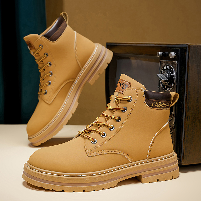 รองเท้าบูทผู้ชายแบบคลาสสิกทรงก - Men Shoes Classic บทวิจารณ์และราคา