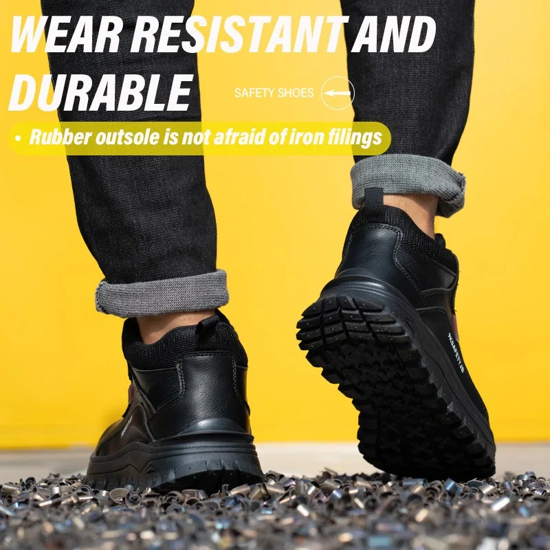 รองเท้านิรภัยสำหรับผู้ชายผู้หญ - Men'S Shoes Water Resistant บทวิจารณ์และราคา