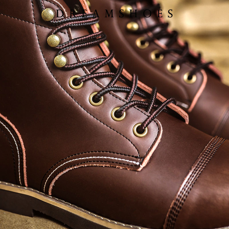 รองเท้าบูทข้อเท้าหนังวัวแท้ทรง - Men Shoes 2026 บทวิจารณ์และราคา