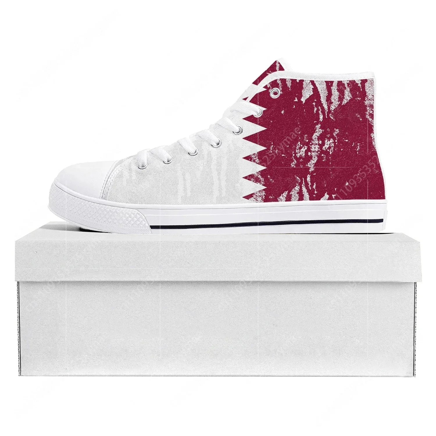 ธงชาติกาตาร์ รองเท้าผ้าใบคุณภา - Men Shoes Qatar บทวิจารณ์และราคา