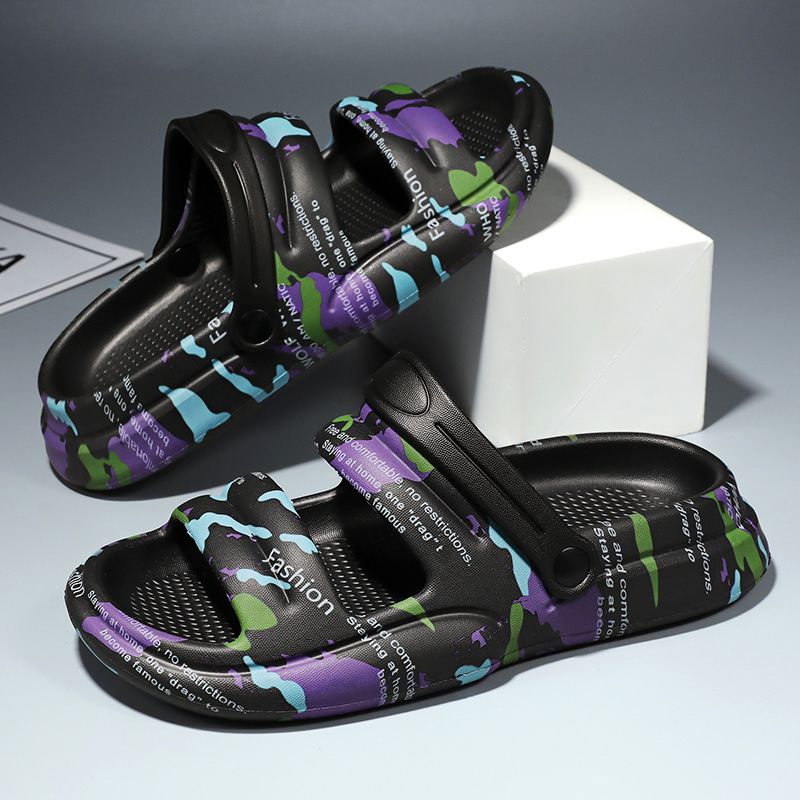 รองเท้าแตะผู้ชายลายพิมพ์แฟชั่น - Men Shoes On Cloud บทวิจารณ์และราคา