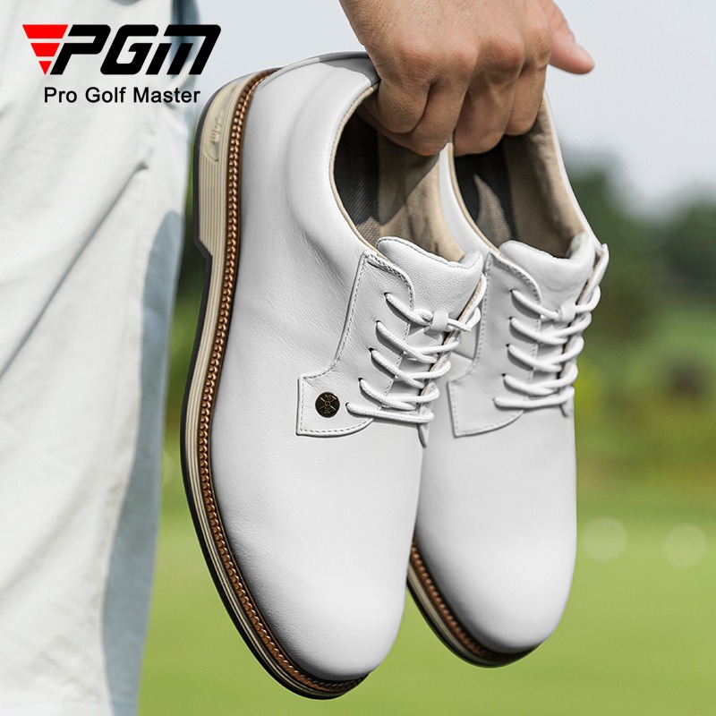 PGM รองเท้ากอล์ฟหนังวัวสำหรับผ - Men Shoes Eu To Us บทวิจารณ์และราคา