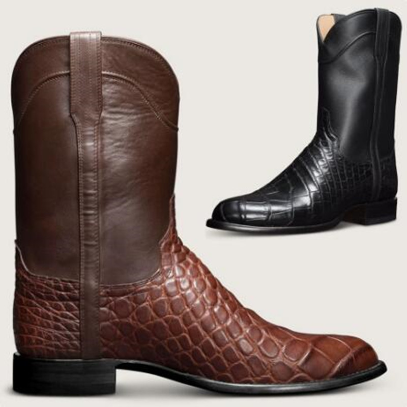 รองเท้าบูทข้อเท้าลายคลาสสิกสำห - Men Shoes Classic บทวิจารณ์และราคา