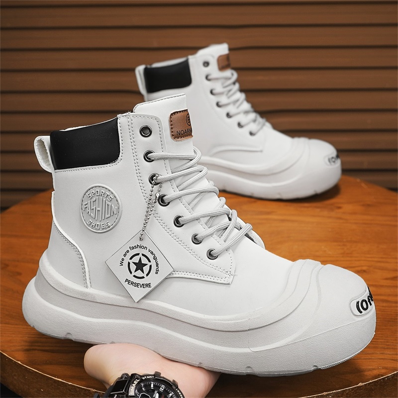 รองเท้าบูทข้อสั้นแฟชั่น สวมใส่ - Men'S Shoes With Support บทวิจารณ์และราคา