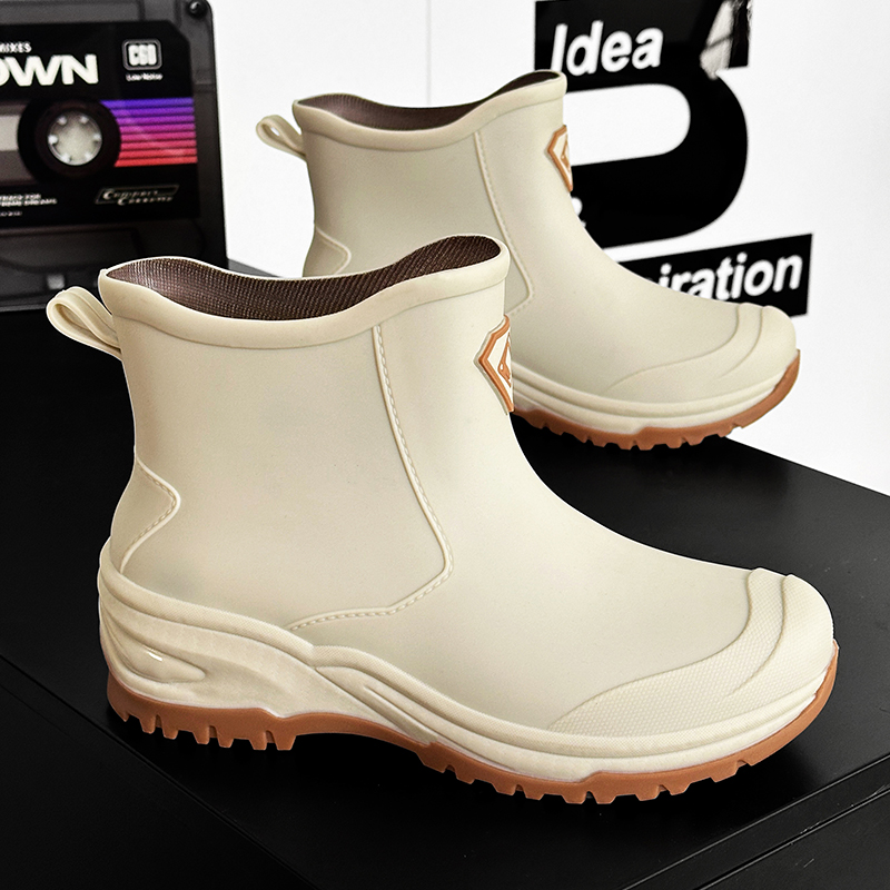 รองเท้าบูทกันฝนสำหรับผู้ชาย ทน - Men'S Shoes Water Resistant บทวิจารณ์และราคา
