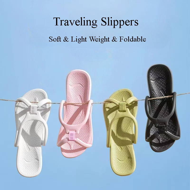 รองเท้าแตะพับได้สำหรับเดินทาง  - Men Shoes Men บทวิจารณ์และราคา