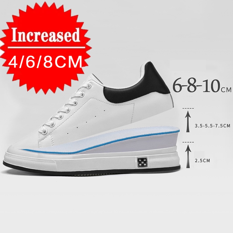 รองเท้าผ้าใบเพิ่มความสูงแบบซ่อ - Men'S Shoes With Height Increase บทวิจารณ์และราคา