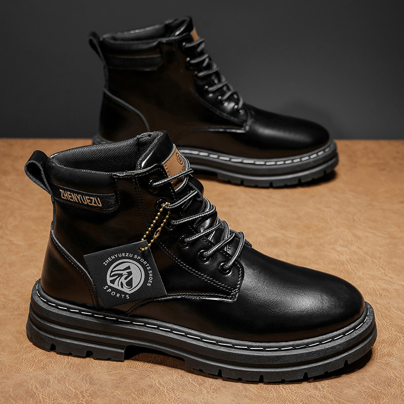 รองเท้าบูทสั้นสไตล์เรโทรสำหรับ - Men'S Shoes With Height Increase บทวิจารณ์และราคา