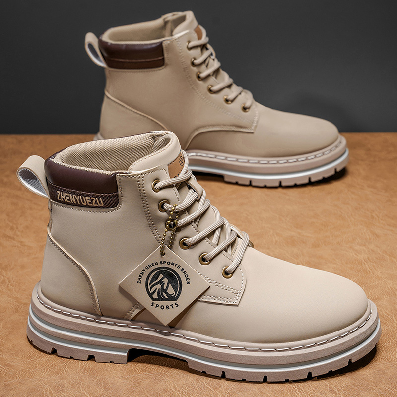 รองเท้าบูทสั้นสไตล์เรโทรสำหรับ - Men'S Shoes With Height Increase บทวิจารณ์และราคา