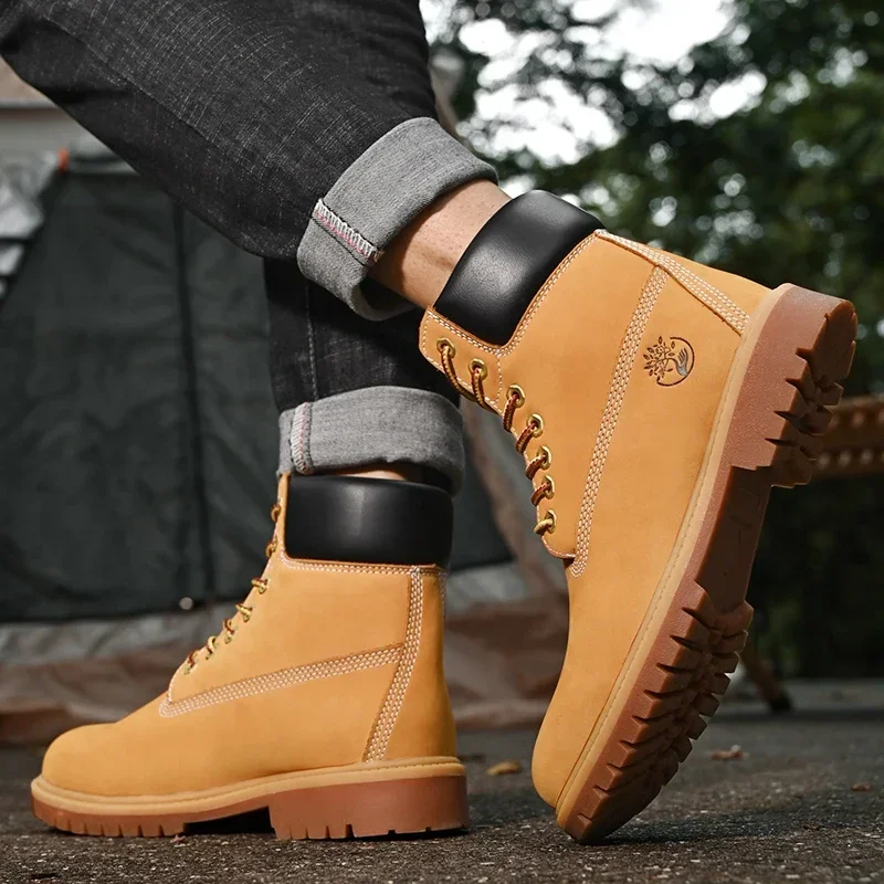 รองเท้าบูทผู้ชาย รองเท้าบูทหุ้ - Men'S Shoes With Support บทวิจารณ์และราคา