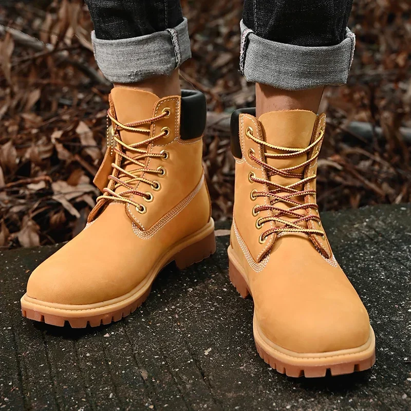 รองเท้าบูทผู้ชาย รองเท้าบูทหุ้ - Men'S Shoes With Support บทวิจารณ์และราคา