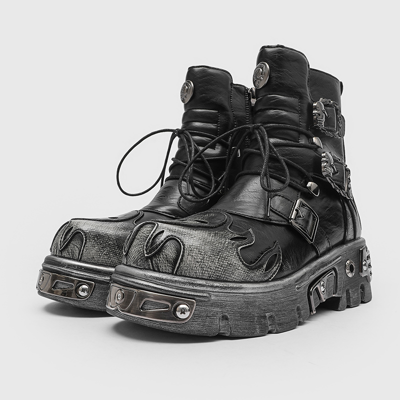 รองเท้าบูทมอเตอร์ไซค์ทรงเท่ห์  - Men'S Shoes With Height Increase บทวิจารณ์และราคา